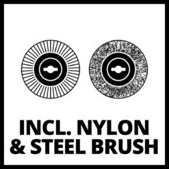 Einhell Accu Voegenreiniger GE-CC 18 Li-Solo Power X-Change (Li-Ion - 18 V - 1200 T/min - Borsteldiameter 10 Cm - Incl. Staal- En Nylonborstel - Zonder Accu En Lader) -Best Garden Tools Store 1200x1200 91