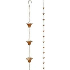 Esschert Design Regenketting 254 Cm Staal Koper -Best Garden Tools Store 1200x1200 910