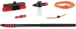 HIGHWALL Telescoopsteel Met Borstel - Glazenwassersset - Tot 4,6m Uitschuifbaar - Met Zeepdispenser -Best Garden Tools Store 1200x472