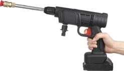 Merkloos Drillpro Elektrische Accu - Hogedrukreiniger - 30Bar - Multifunctioneel Mondstuk - Draagbaar Oplaadbaar Snoerloos - Zwart -Best Garden Tools Store 1200x691