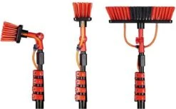 HIGHWALL Telescoopsteel Met Borstel - Glazenwassersset - Tot 4,6m Uitschuifbaar - Met Zeepdispenser -Best Garden Tools Store 1200x742 1