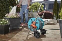 GARDENA - AquaRoll CleverRoll S Set Slangenwagen - Incl. 20 M Slang - Maximaal 40 M Opbergcapaciteit -Best Garden Tools Store 1200x800 226