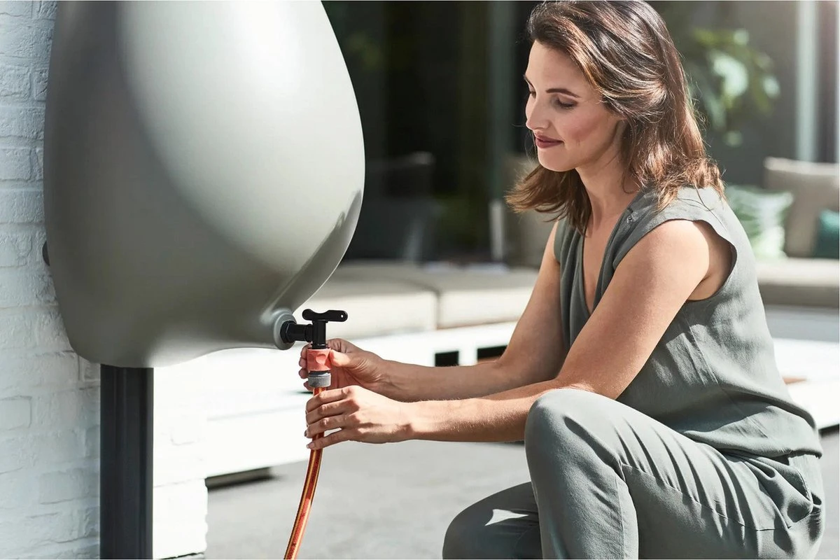 Elho Pure Raindrop 70L - Geel/Oker 5 Elho Pure Raindrop 70L - Geel/Oker - Image 5