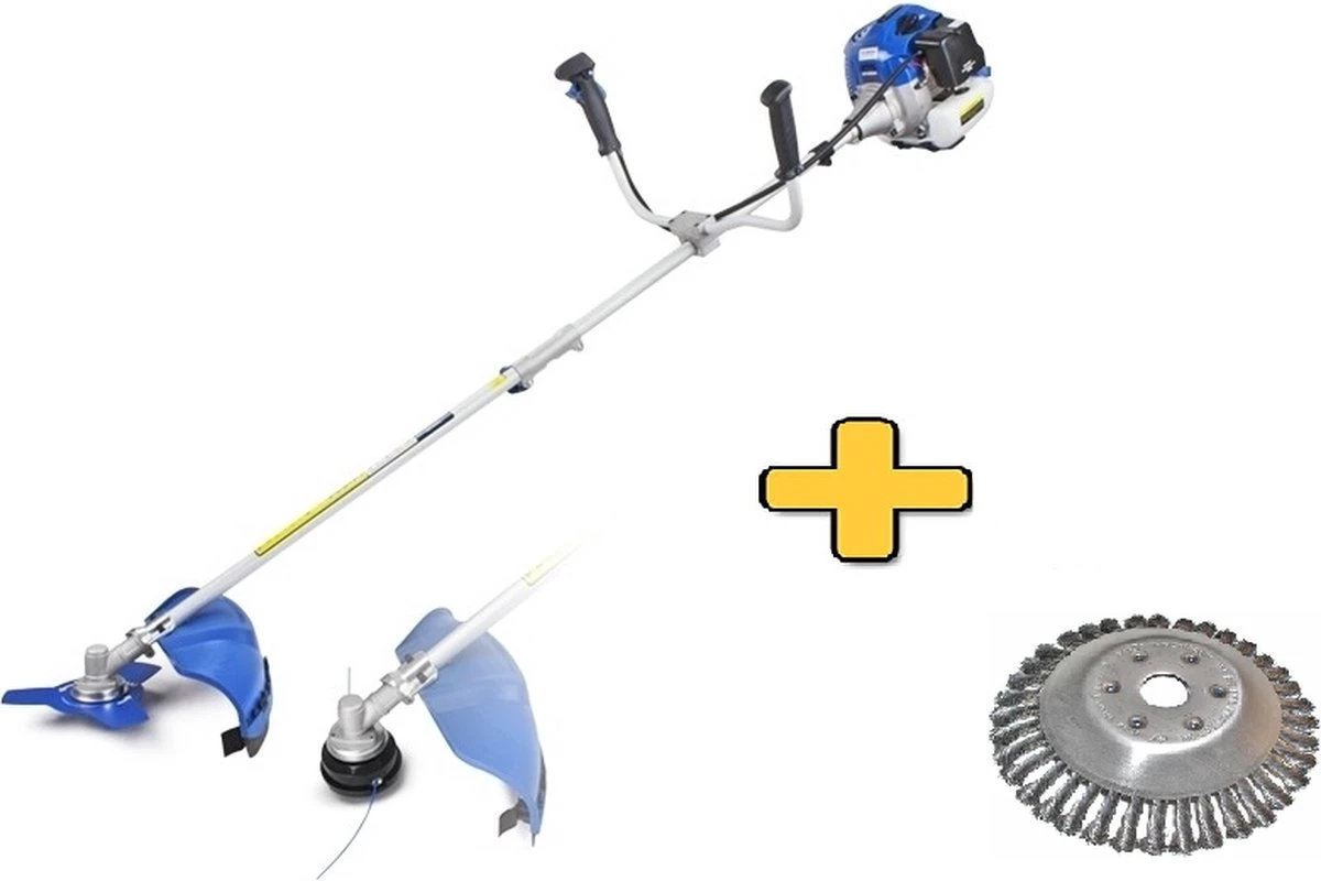 Borg 52 Cc Benzine Bosmaaier + Onkruidborstel - 3 In 1 Tuinmachine - 1 Borg 52 Cc Benzine Bosmaaier + Onkruidborstel - 3 In 1 Tuinmachine -