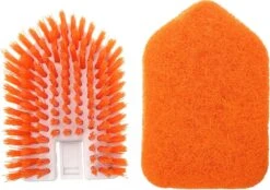 Merkloos Vloerschrobber - Bad Tegel Borstel Scrubber - Met 107cm Verstelbaar Lange - Voor Reiniging Badkamer Keuken Keramische Tegel - Oranje -Moederdag Cadeautje -Best Garden Tools Store 1200x846 3