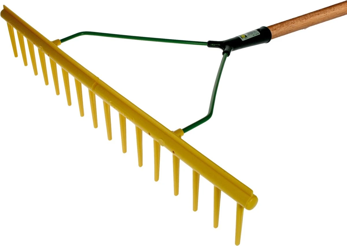 Excellent - Blad Hark - Polyhark Recht Rand - Tuin En Gazon Hark - Handhark - Grashark - Hark Zonder Steel - 16 Tanden - Rood - 65 CM 2 Excellent - Blad Hark - Polyhark Recht Rand - Tuin En Gazon Hark - Handhark - Grashark - Hark Zonder Steel - 16 Tanden - Rood - 65 CM - Image 2