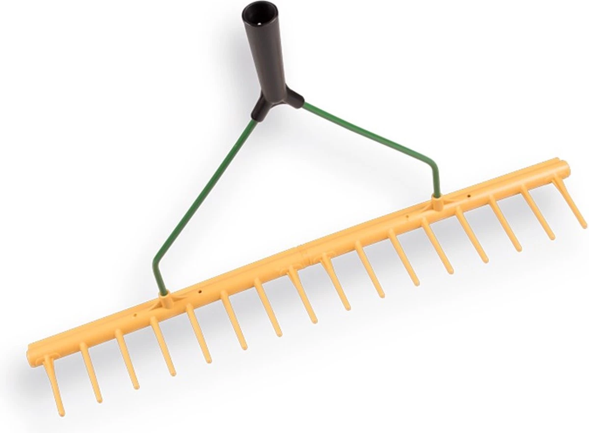 Excellent - Blad Hark - Polyhark Recht Rand - Tuin En Gazon Hark - Handhark - Grashark - Hark Zonder Steel - 16 Tanden - Rood - 65 CM 3 Excellent - Blad Hark - Polyhark Recht Rand - Tuin En Gazon Hark - Handhark - Grashark - Hark Zonder Steel - 16 Tanden - Rood - 65 CM - Image 3