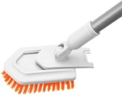 Merkloos Vloerschrobber - Bad Tegel Borstel Scrubber - Met 107cm Verstelbaar Lange - Voor Reiniging Badkamer Keuken Keramische Tegel - Oranje -Moederdag Cadeautje -Best Garden Tools Store 1200x939 1