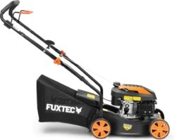 FUXTEC Grasmaaier Benzine - 41cm - 80cc - Duwmaaier - Opvangbak 45L - FX-RM4180 -Best Garden Tools Store 1200x967