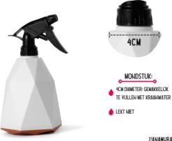Hanamura Plantenspuit – Sprayflacon – Waterverstuiver – Wit – 600ml -Best Garden Tools Store 1200x988 1