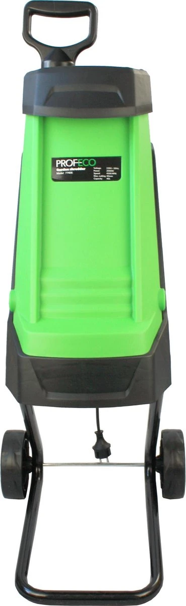 Profeco Stille Hakselaar 2000W - Tuinhakselaar - Versnipperaar Voor 45mm Takdikte - Incl. 50 Liter Opvangzak En Veilige Duwstok 3 Profeco Stille Hakselaar 2000W - Tuinhakselaar - Versnipperaar Voor 45mm Takdikte - Incl. 50 Liter Opvangzak En Veilige Duwstok - Image 3