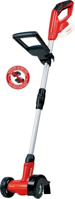 Einhell Accu Voegenreiniger GE-CC 18 Li-Solo Power X-Change (Li-Ion - 18 V - 1200 T/min - Borsteldiameter 10 Cm - Incl. Staal- En Nylonborstel - Zonder Accu En Lader) -Best Garden Tools Store 453x1200