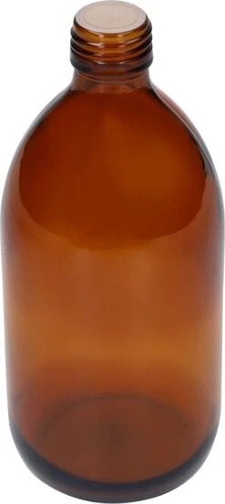 QUVIO Sprayfles - Spuitfles - Plantenspuit - Schoonmaak Spuit - Huishoudspray - Leeg/Hervulbaar - Kamerspray - Allesreiniger - Glazen Sprayflacon - Waterspuit - Kappersspuit - 500 Ml - Glas - Bruin - Zwart -Best Garden Tools Store 535x1200