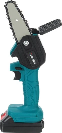 Merkloos Mini Accu Kettingzaag - 4 Inch Elektrische Boomzaag - Handkettingzaag - Met 2 Accu En 1 Oplader - Voor Tuinboom Ranch Bomen Snijden Hout- Blauw -Best Garden Tools Store 560x1200 2