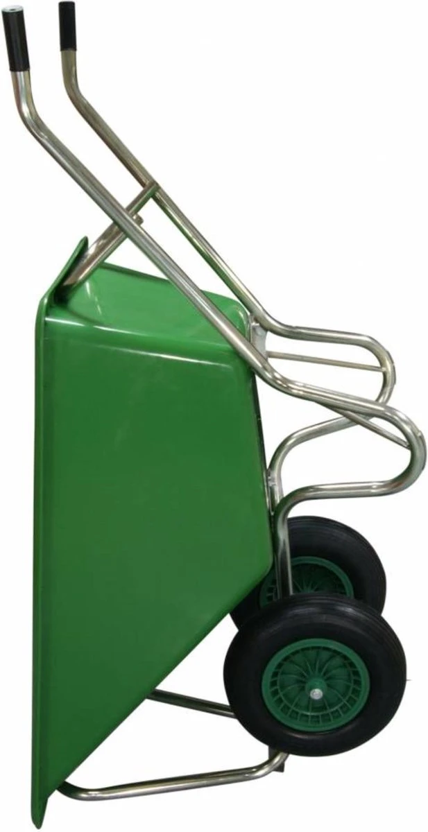 Kruiwagen Met Dubbel Luchtwiel Stal Eco Groen 160 Liter 6 Kruiwagen Met Dubbel Luchtwiel Stal Eco Groen 160 Liter - Image 6