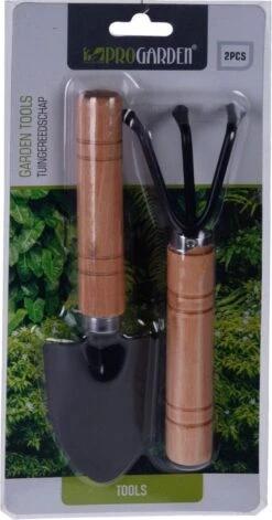 Pro Garden Schep En Hark Mini - Kinderen - Kamerplanten - Tuingereedschapsetje - Tuinieren -Best Garden Tools Store 629x1200