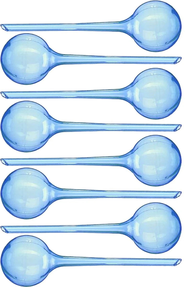 HGMD Waterdruppelaar Set Van 8 Stuks Voor Planten Transparant - Blauw - Waterdruppelaar Voor Kamerplanten – Waterbol - Waterdruppelaar Voor Planten - Watergeefsysteem 1 HGMD Waterdruppelaar Set Van 8 Stuks Voor Planten Transparant - Blauw - Waterdruppelaar Voor Kamerplanten – Waterbol - Waterdruppelaar Voor Planten - Watergeefsysteem