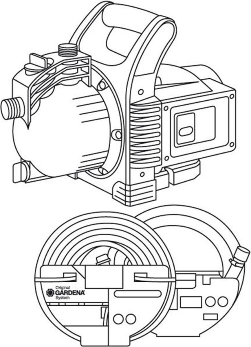 GARDENA - Classic Besproeiingspomp 3000/4 Compleet - Waterpomp - Incl. 3.5 M Aanzuigslang En 20 M Slang 7 GARDENA - Classic Besproeiingspomp 3000/4 Compleet - Waterpomp - Incl. 3.5 M Aanzuigslang En 20 M Slang - Image 7