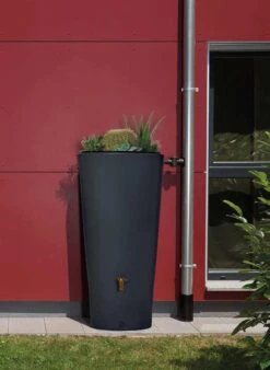 Garantia 2in1 Regenton - VASO - 220 Liter - Antraciet -Best Garden Tools Store 876x1200 1