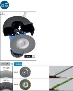 Güde Elektrische Onkruidborstel - Voegenreiniger - 400 Watt - GRF 401 -Best Garden Tools Store 956x1200 2