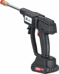 Merkloos Elektrische Accu-Hogedrukreiniger - 20Bar - Multifunctioneel Mondstuk - Draagbaar Oplaadbaar Snoerloos - Reinigingsspuitpistool - Met Rijke Accessoires - Voor Makita 18V-batterij - Voor Auto, Tuin, Terras, Raam (Zwart) -Best Garden Tools Store 958x1200