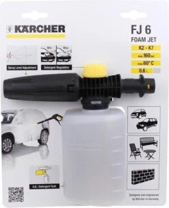Kärcher FJ 6 Foam Jet - Regelbaar - 0,6 Liter - K2/K7 Series 16 Kärcher FJ 6 Foam Jet - Regelbaar - 0,6 Liter - K2/K7 Series -Best Garden Tools Store 976x1200
