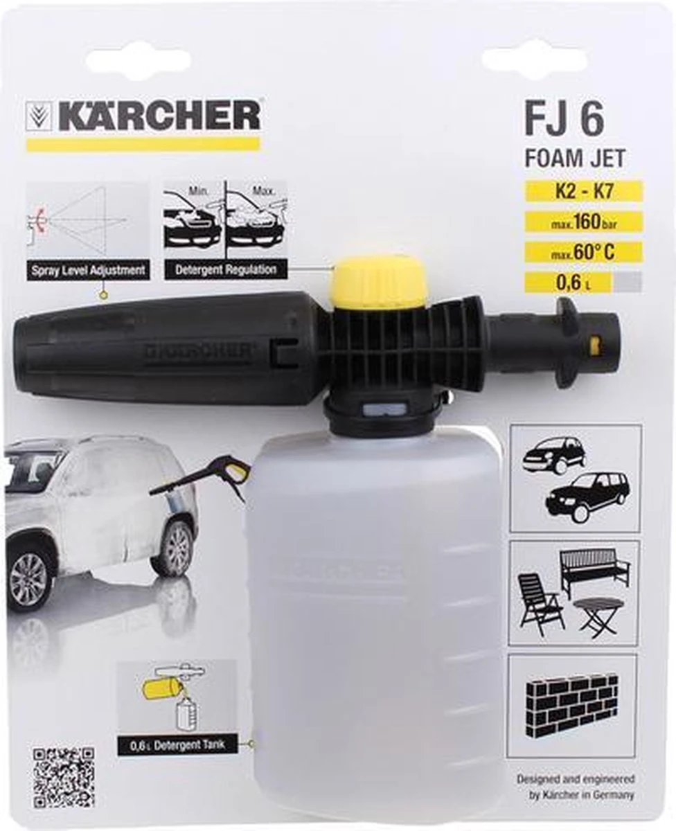 Kärcher FJ 6 Foam Jet - Regelbaar - 0,6 Liter - K2/K7 Series 8 Kärcher FJ 6 Foam Jet - Regelbaar - 0,6 Liter - K2/K7 Series - Image 8